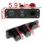Panel USB + 12V + V