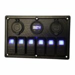 Panel sa šest prekidača/USB/12V/Vm-osigurači