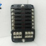 Nosač/kućište za 12 osigurača sa minus šinom - indikacija kvara